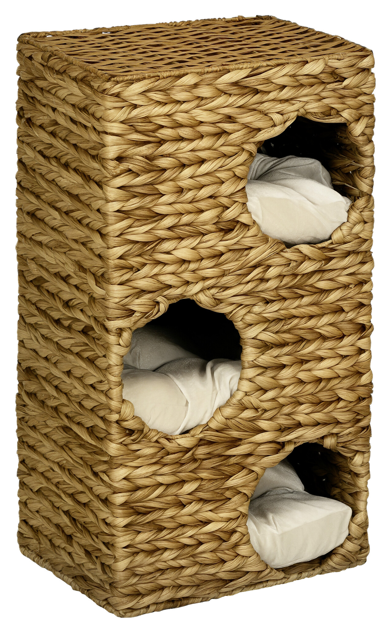 PawHut Kratztonne braun Stahl B/H/L: ca. 31x76x40 cm