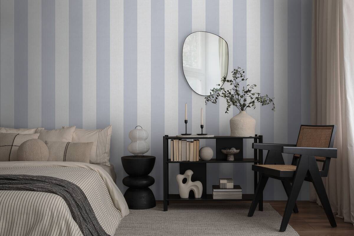 A.S.Creation Vliestapete hellgrau B/H/D: ca. 53x1005x9,8 cm