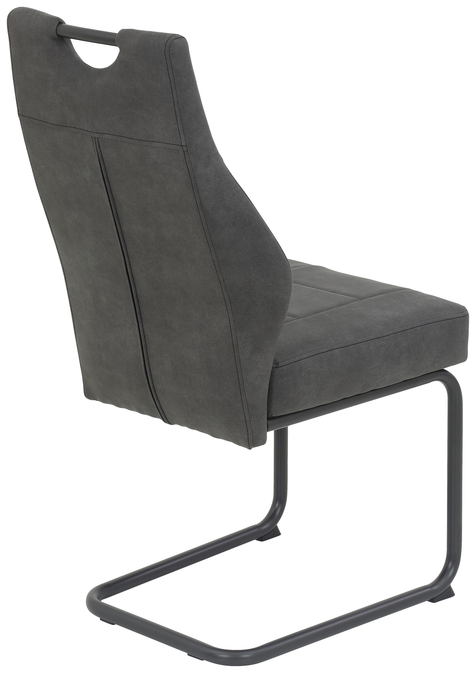 Essgruppe Inn Eiche schwarz anthrazit Holzwerkstoff B/H/T: ca. 140x76x90 cm