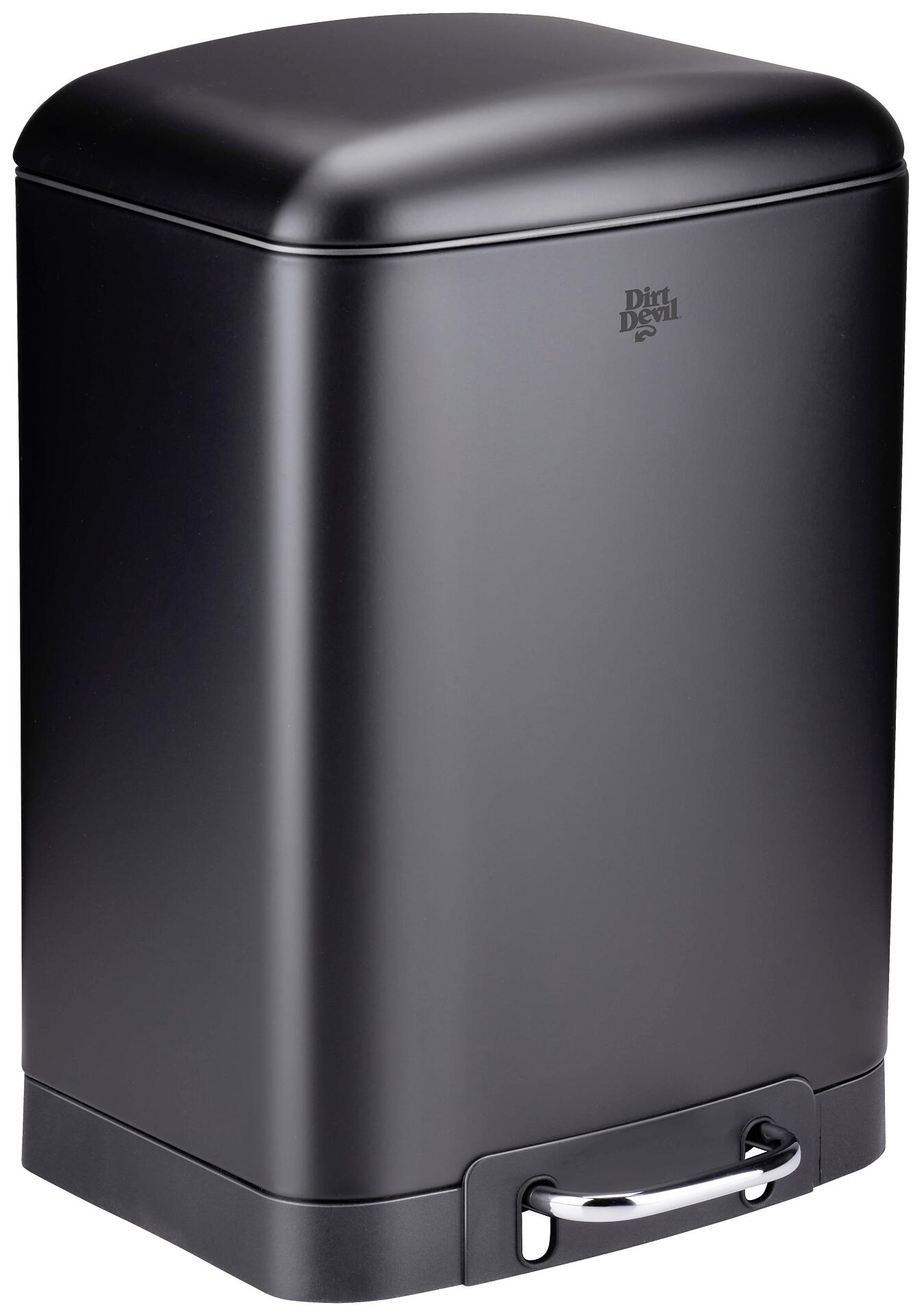 Dirt Devil Treteimer schwarz Edelstahl B/H/T: ca. 27,2x40,2x25,5 cm