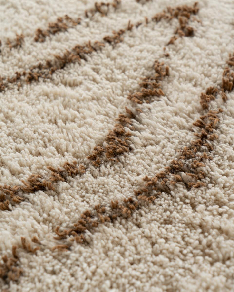 Kayoom Kurzflorteppich Alena braun B/H/L: ca. 120x2x170 cm