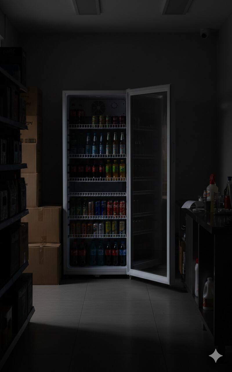 POCOline Glastürkühlschrank GTK 140-237 weiß B/H/T: ca. 54x140x55 cm