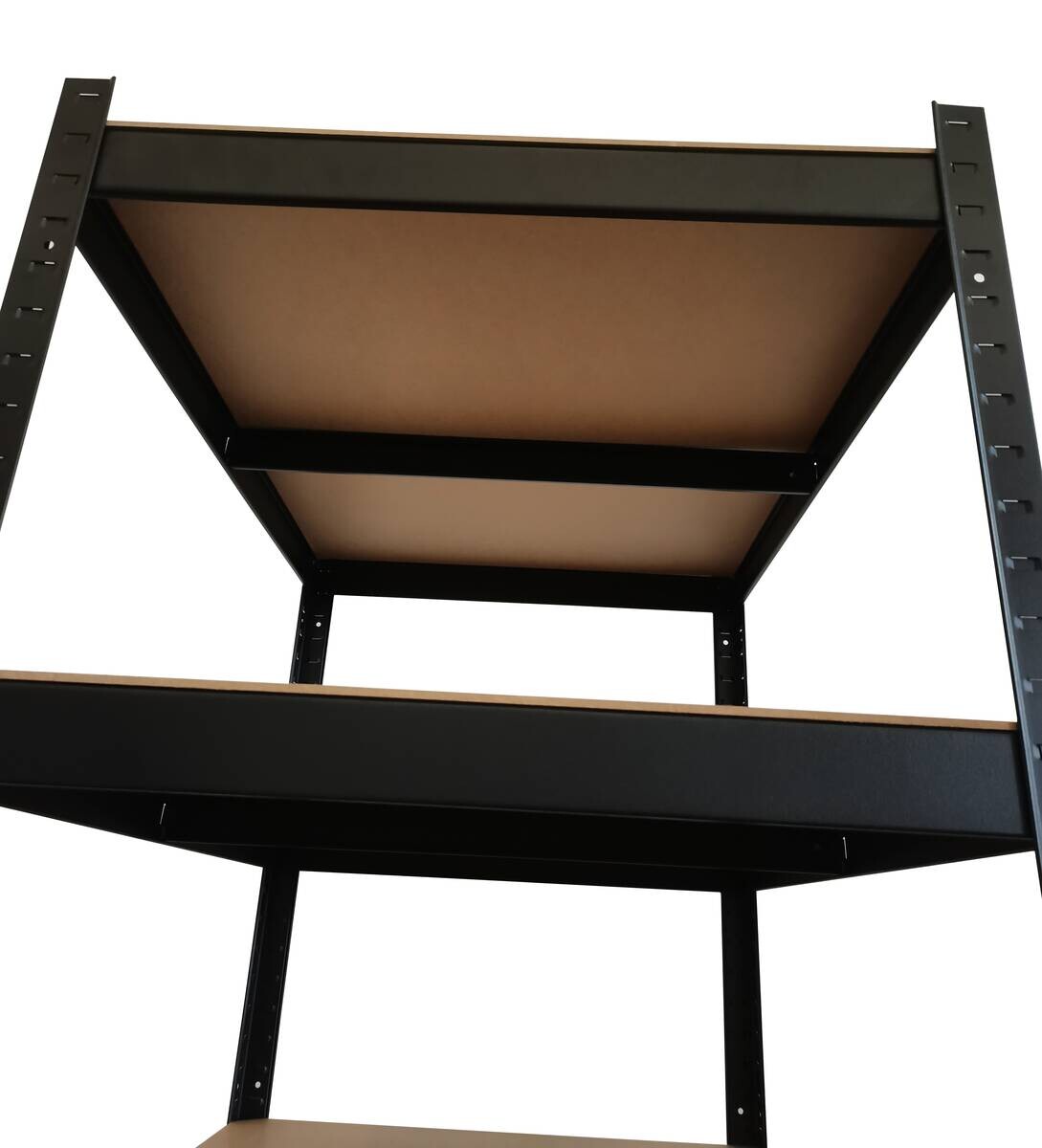 Schwerlaststeckregal schwarz B/H/T: ca. 120x180x60 cm