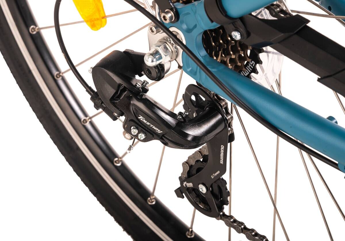 Hollandia City E-Bike Optima Basic KS188E 28 Zoll Rahmenhöhe 44 cm 7 Gänge türkis türkis ca. 250 W ca. 36 V ca. 28 Zoll