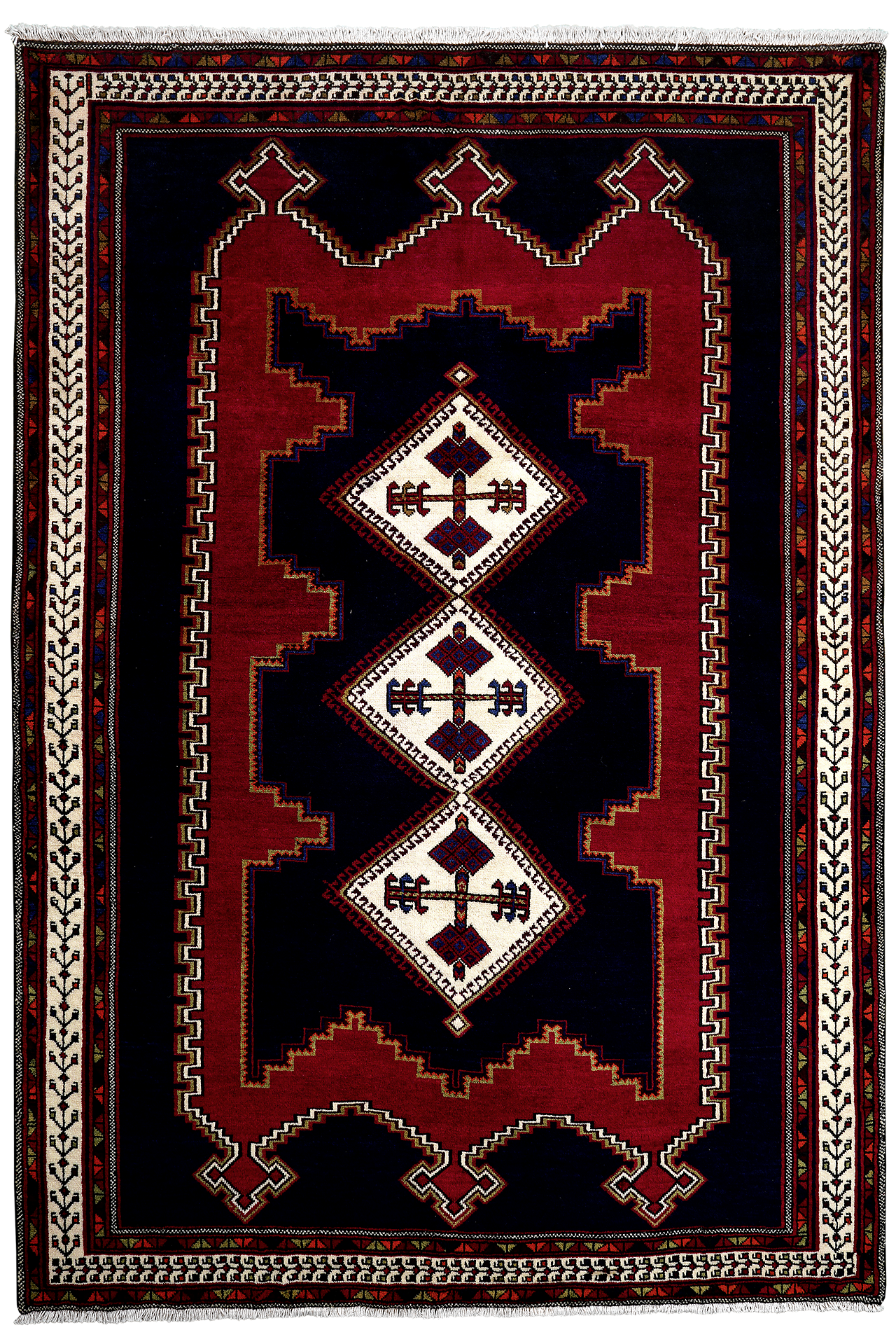 PersaTepp Teppich Afshar blau B/H/L: ca. 159x1x233 cm PersaTepp Teppich Afshar blau B/H/L: ca. 159x1x233 cm