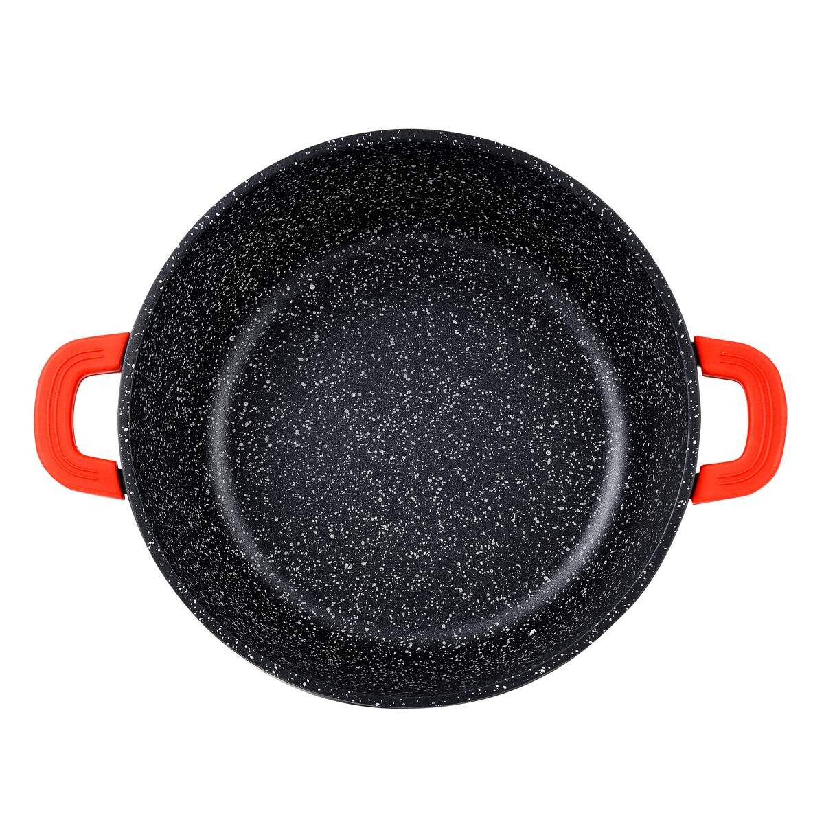 BERGNER Topfset Chroma schwarz Aluminium 2 tlg.