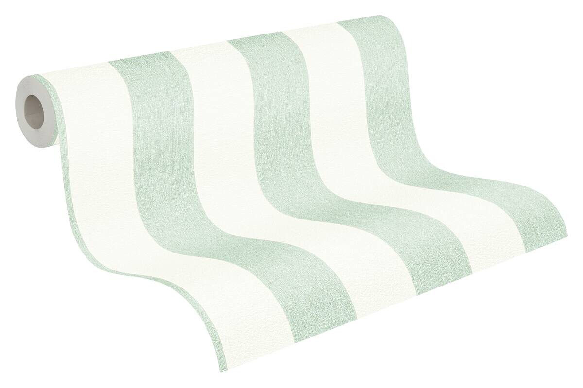 A.S.Creation Vliestapete Attractive 2 Streifen grün B/L: ca. 53x1005 cm