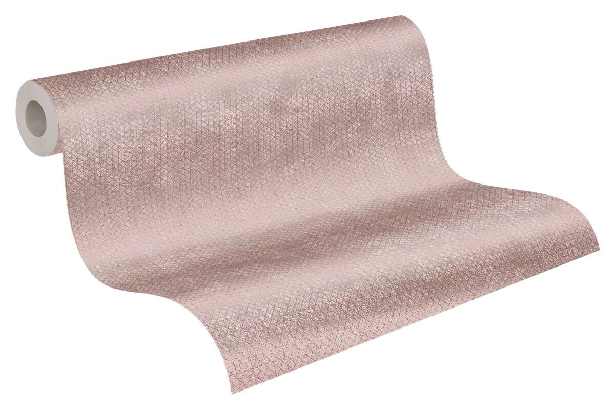 A.S.Creation Vliestapete gold rosa silber B/H/D: ca. 53x1005x8,6 cm