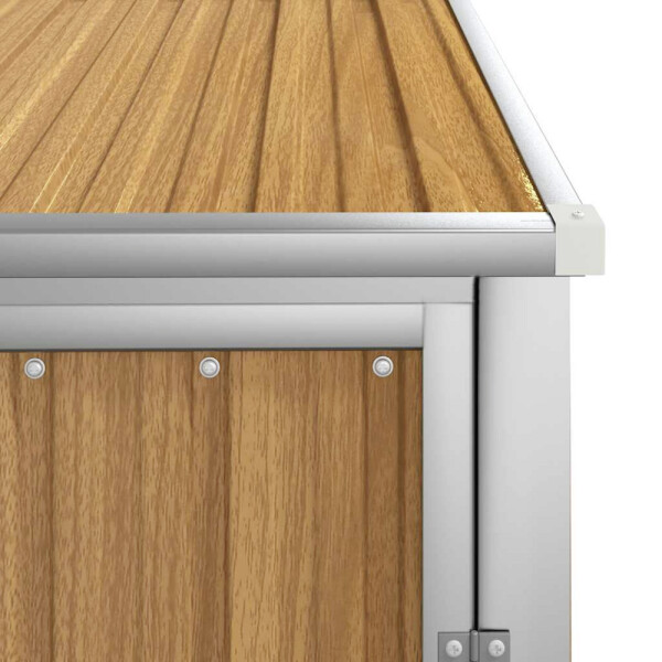 vidaXL Geräteschuppen braun B/H/T: ca. 88x161x89 cm