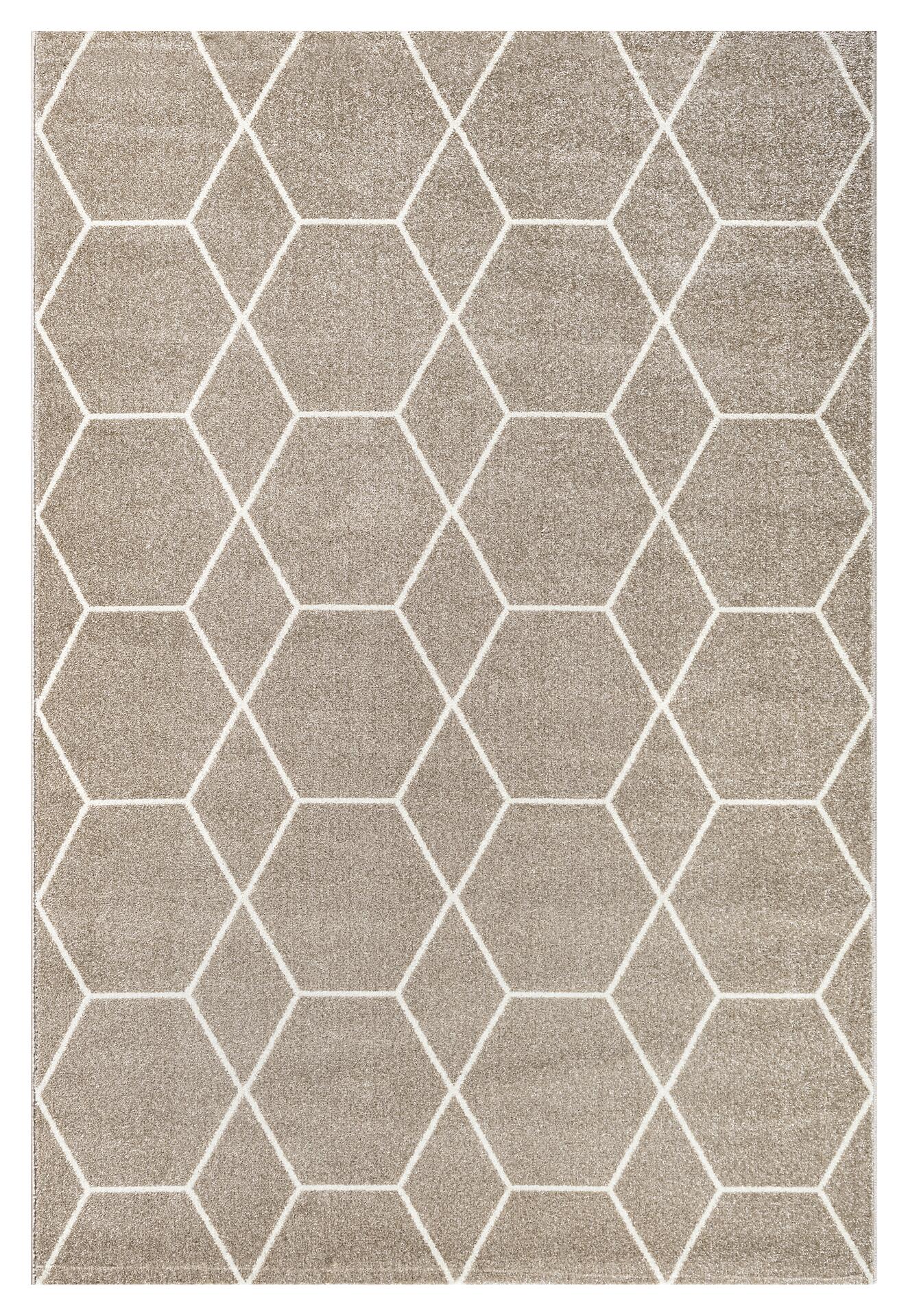Sanat Teppich Trellis beige B/L: ca. 140x200 cm