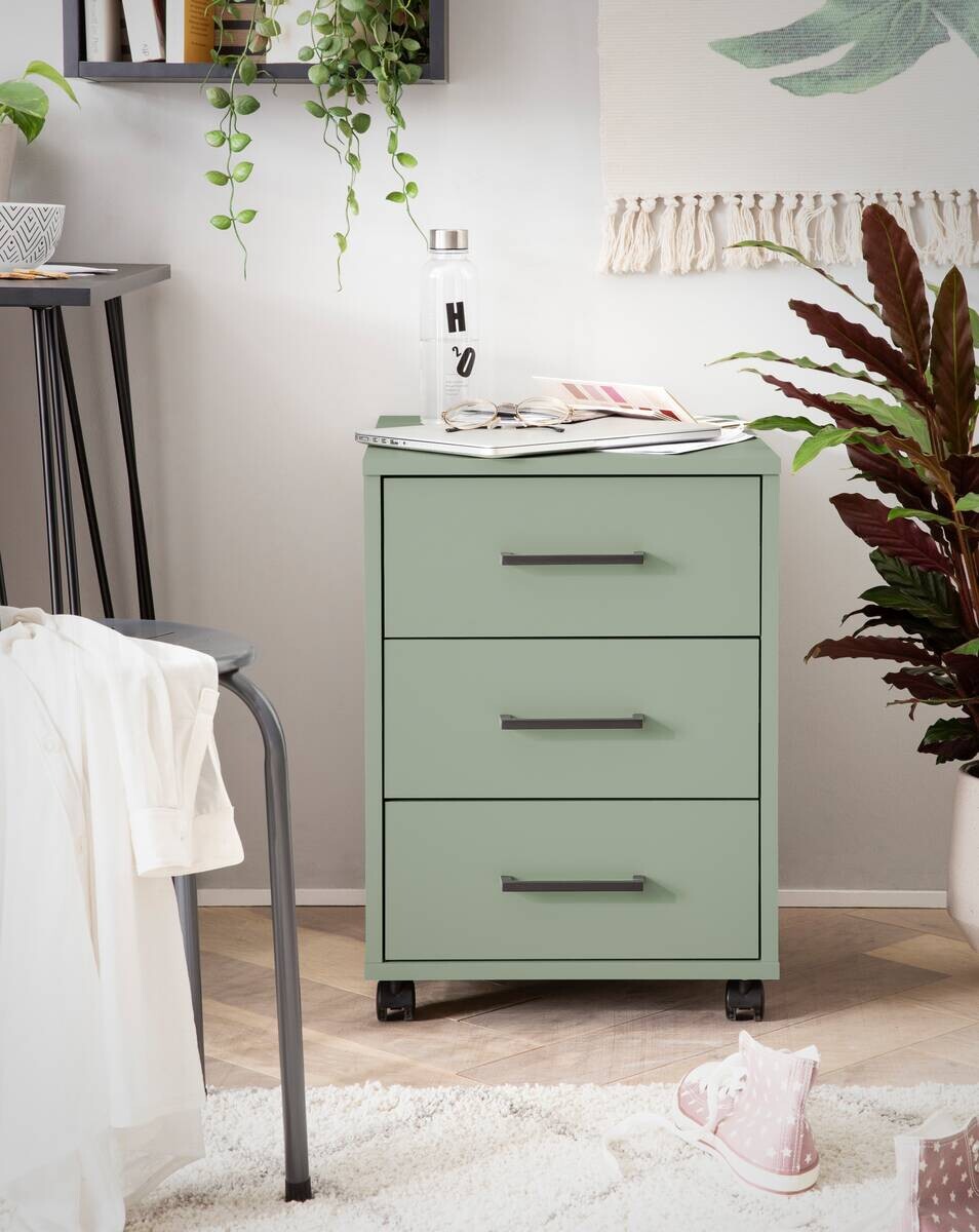 Rollcontainer Ruby Pistazie B/H/T: ca. 40,1x57x50 cm Rollcontainer Ruby Pistazie B/H/T: ca. 40,1x57x50 cm