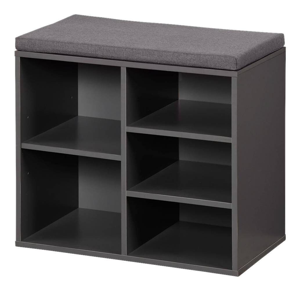 Kesper Schuhregal grau Spanplatte B/H/L: ca. 29,5x48x51,5 cm