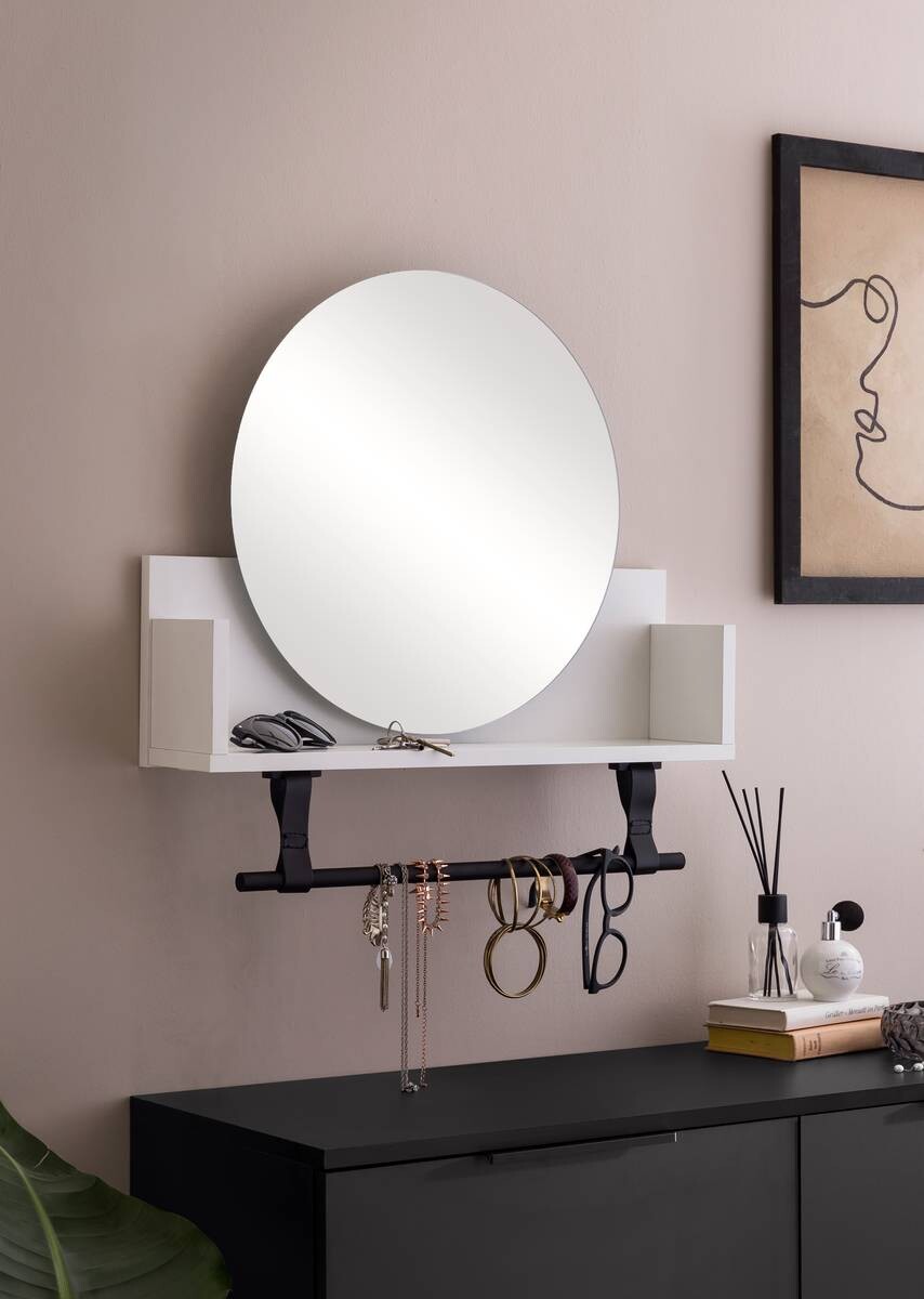 Regal Ella weiß matt B/H/T: ca. 59,8x59x13,5 cm