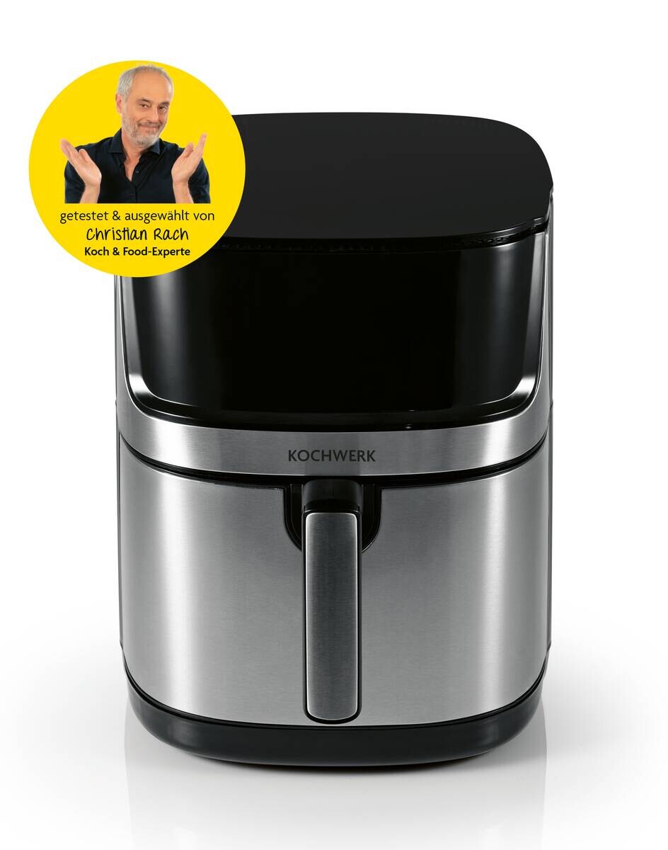 Rachs KOCHWERK Heißluftfritteuse 14829 schwarz Polypropylen B/H/L: ca. 37x35x29 cm ca. 7,5 l