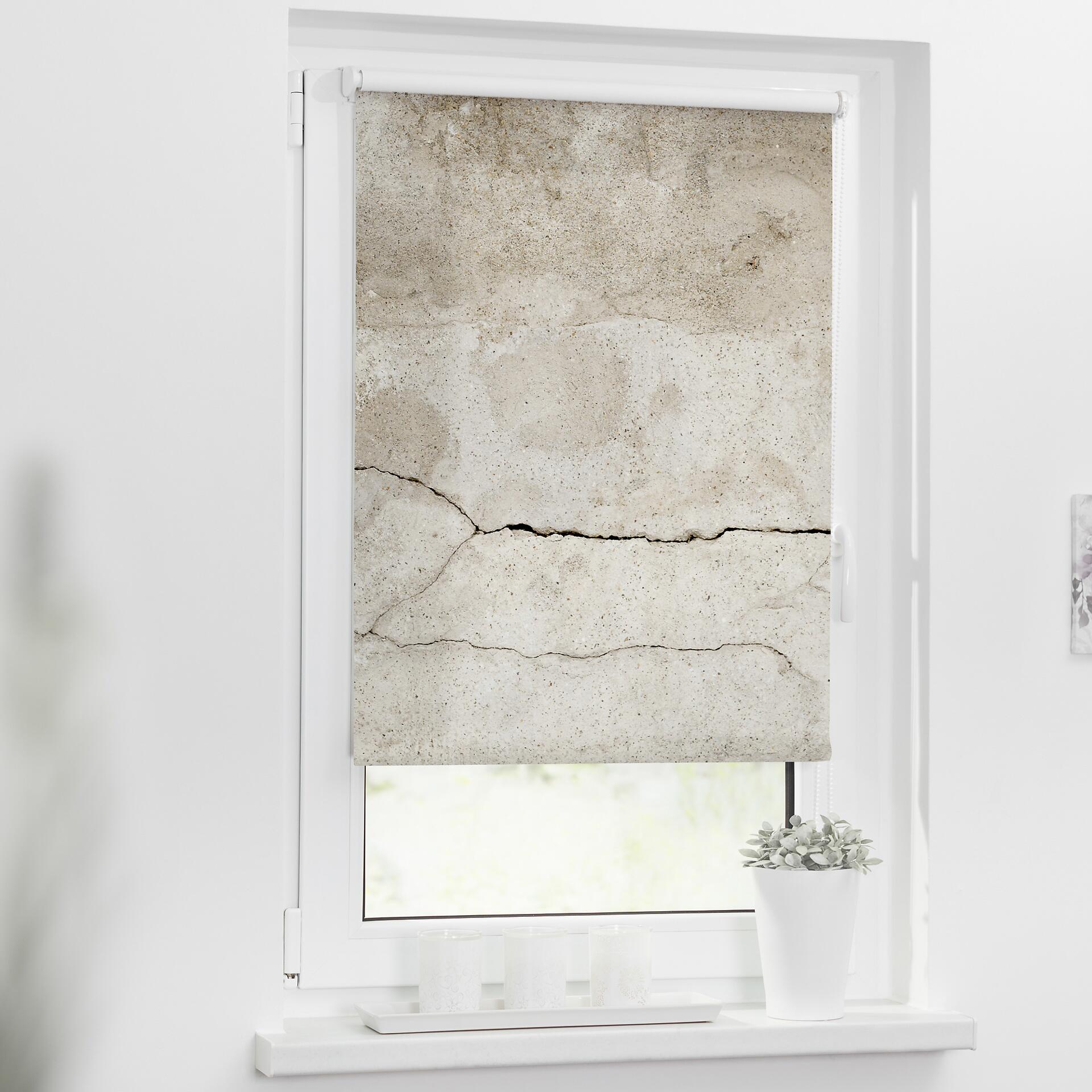 LICHTBLICK Rollo Beton grau B/L: ca. 70x150 cm