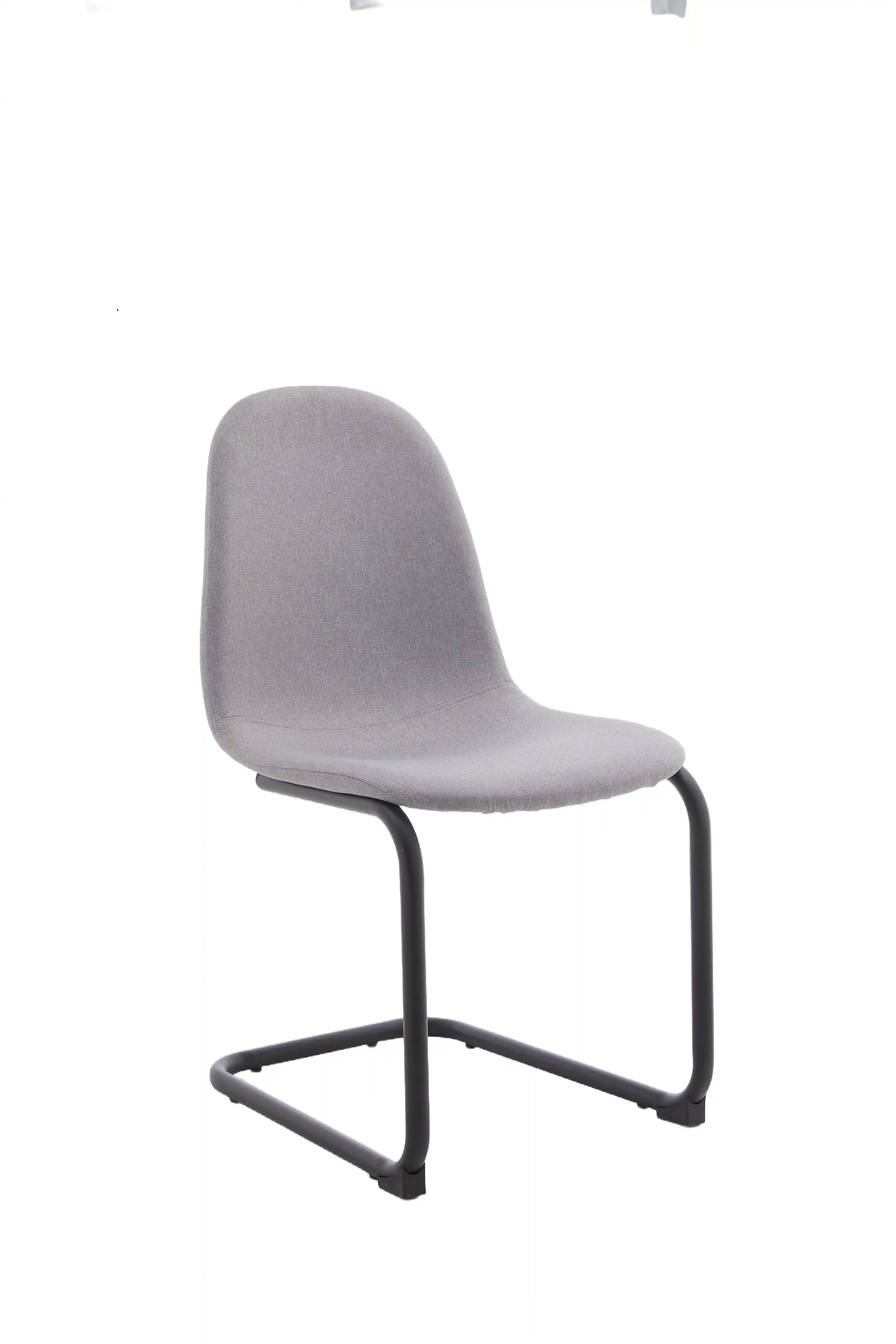 Schwingstuhl Leya grau Microfaser B/H/T: ca. 44x86x53 cm