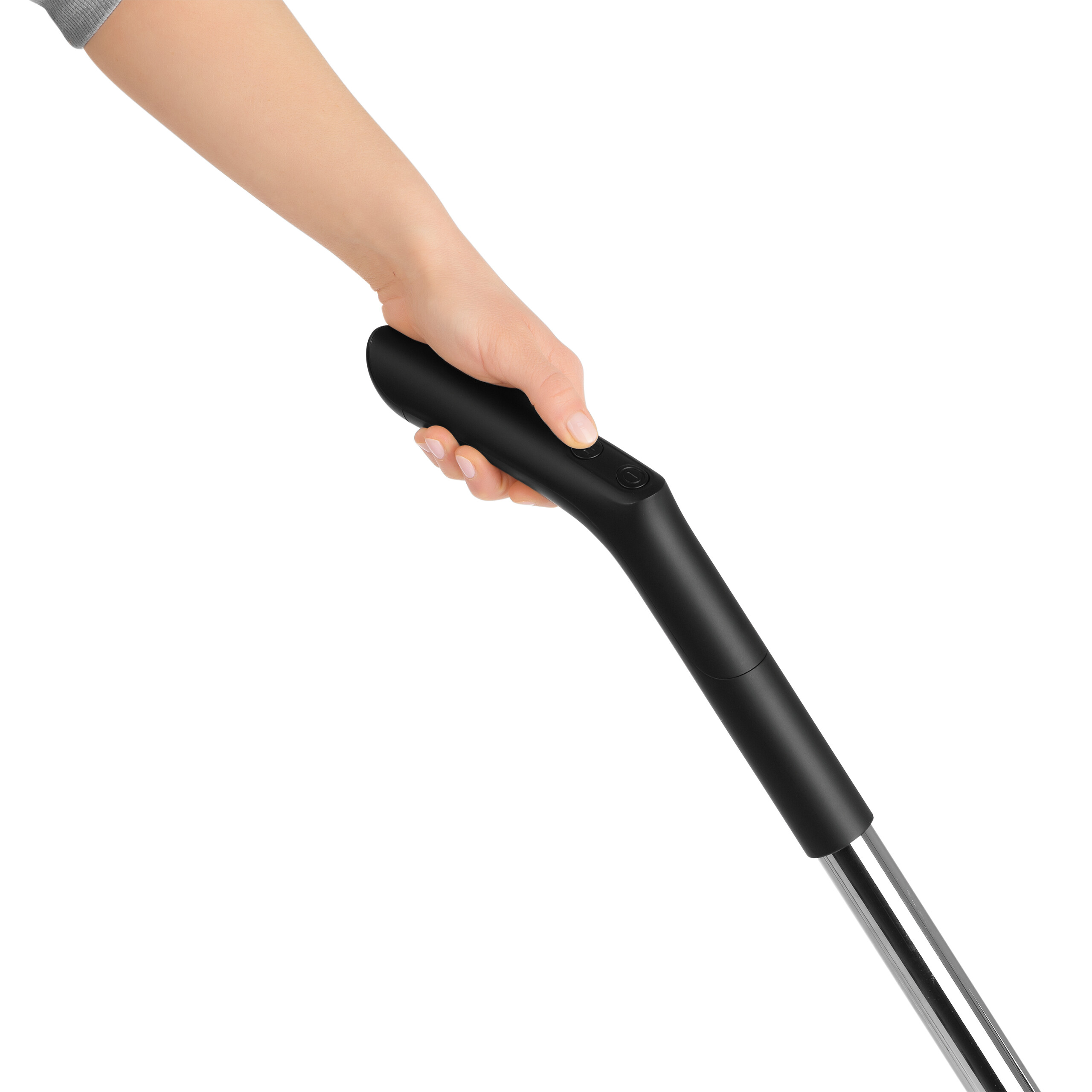 N8WERK Wischmopp schwarz Aluminium Kunststoff B/H/L: ca. 27,5x115x30,4 cm ca. 35 W