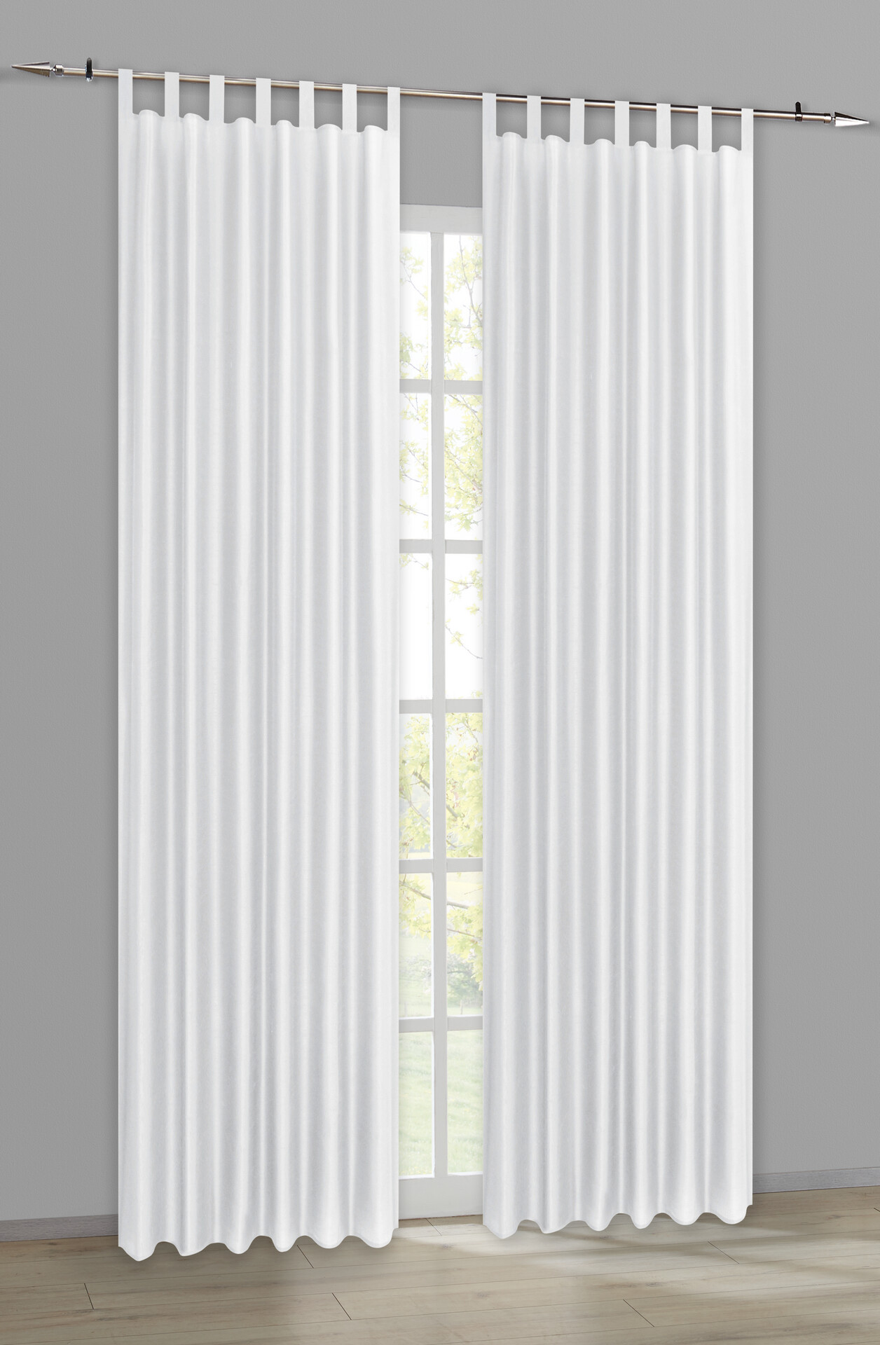 ACUS design collection Kombivorhang Pure weiß B/L: ca. 140x245 cm