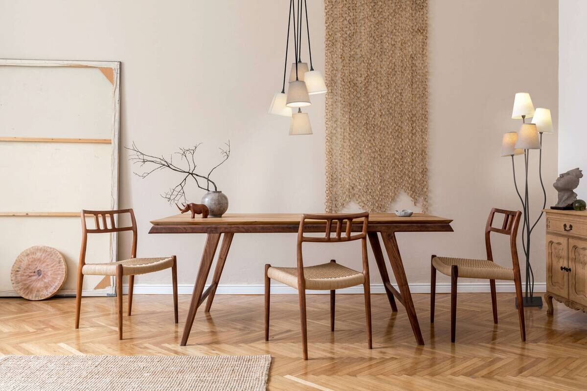 Näve Leuchten Pendelleuchte 7062511 beige Textil Metall B/H/T: ca. 16x14x16 cm E14 5 Brennstellen