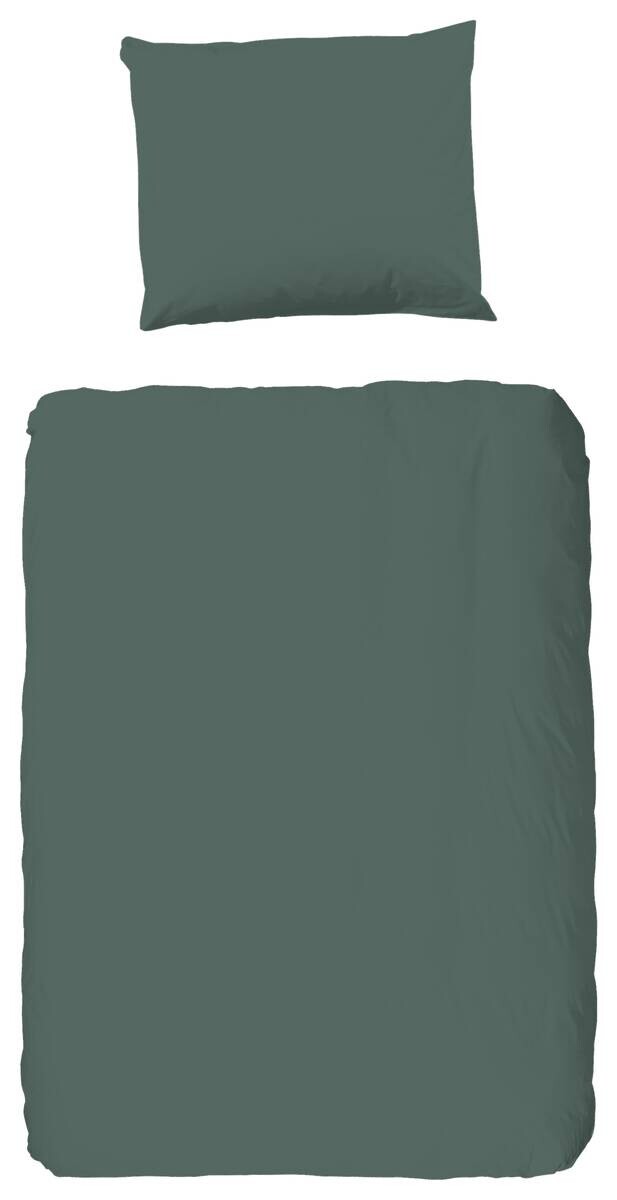 Baumwoll Bettwäsche olive Baumwolle B/L: ca. 120x150 cm