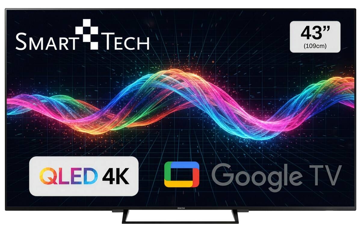 Smart-Tech QLED-Fernseher 43QG06V B/H: ca. 96x61 cm