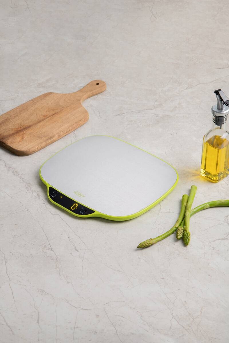 SAN IGNACIO Küchenwaage XTRA gelb Edelstahl B/H/L: ca. 27,2x19x25,1 cm