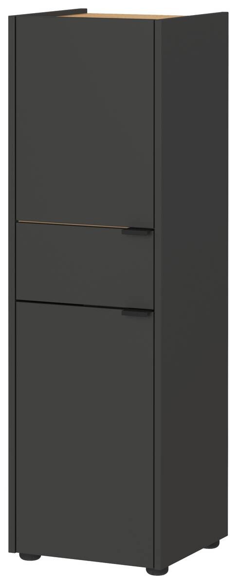 Schrank 4498-549 Graphit Eiche Navarra Nachbildung B/H/T: ca. 34x111x34 cm Schrank 4498-549 Graphit Eiche Navarra Nachbildung B/H/T: ca. 34x111x34 cm