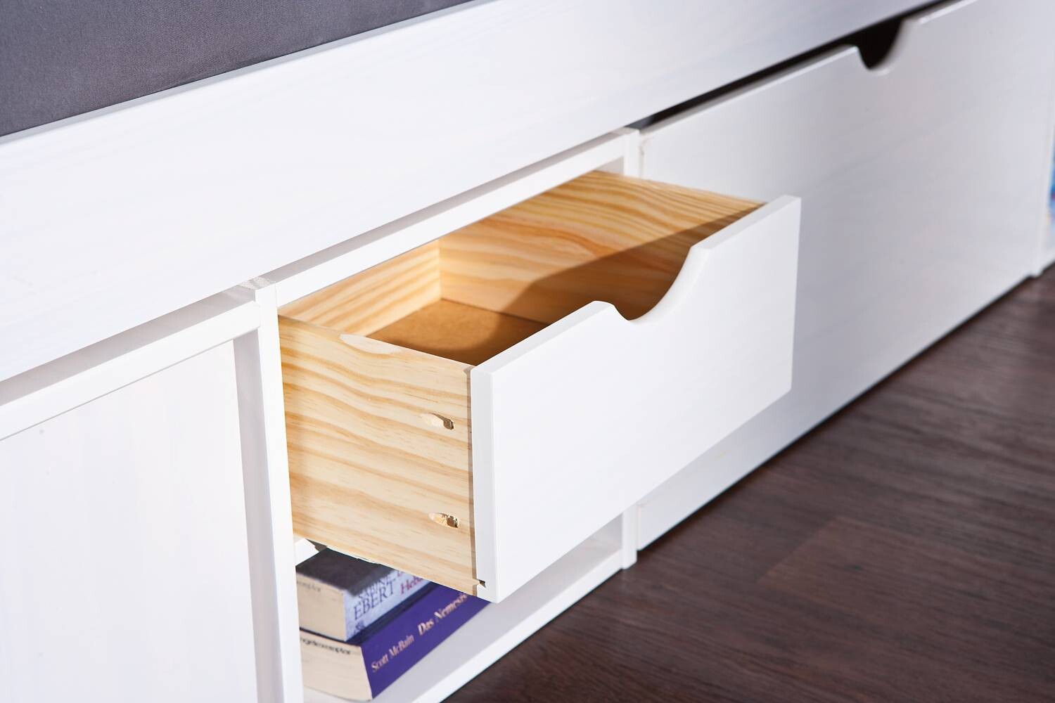 Funktionsbett Till weiß Liegefläche B/L: ca. 90x200 cm