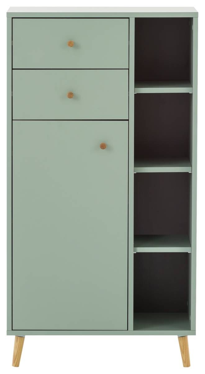 Midischrank Bjarne Pistazie B/H/T: ca. 60,2x113,4x33 cm