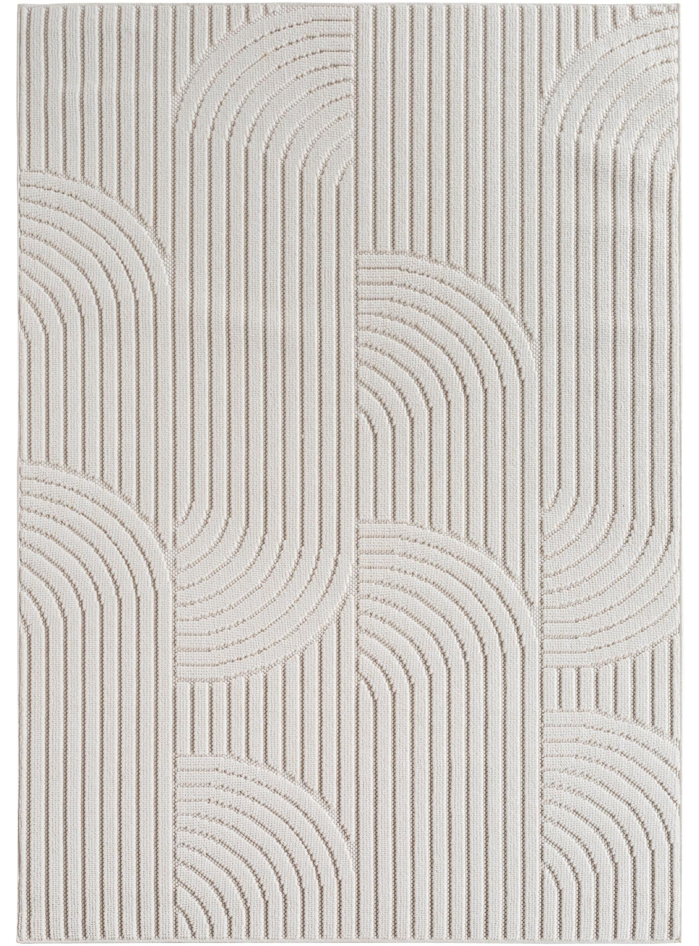 Ayyildiz Kurzflorteppich HELIX creme B/H/L: ca. 280x0,7x370 cm