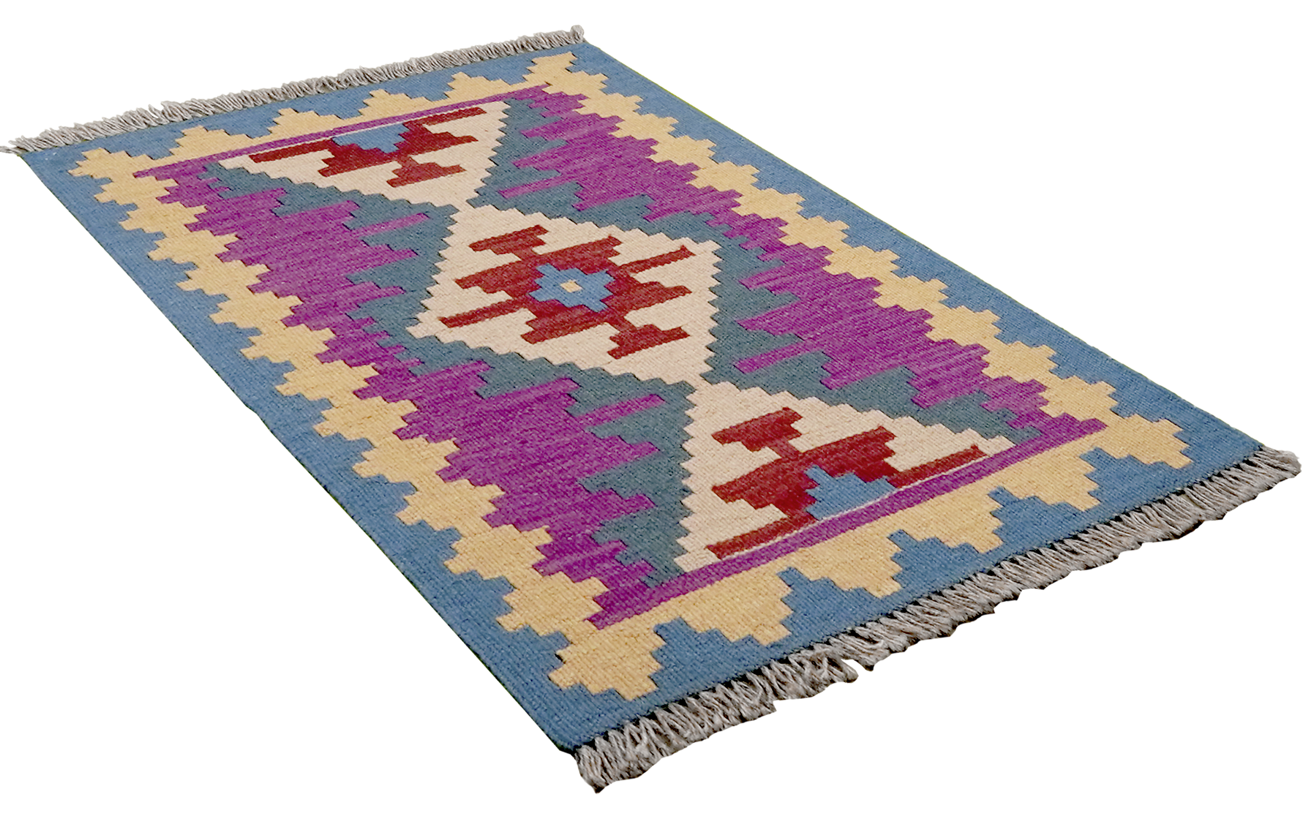 PersaTepp Teppich Kelim Gashgai bunt B/H/L: ca. 62x1x87 cm