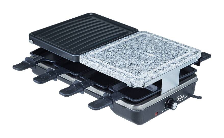 Elta Raclette-Grill RCS-1200 schwarz B/H/L: ca. 38,5x12,5x23,5 cm