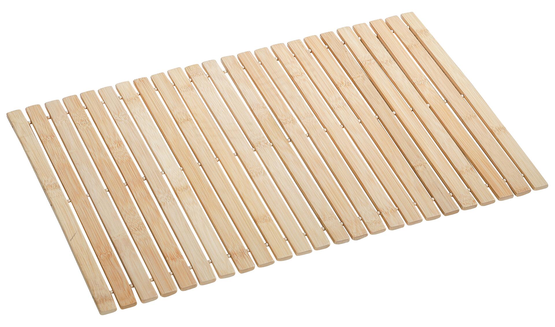 Axentia Badematte Bonja braun Bambus B/H/L: ca. 80x0,5x50 cm