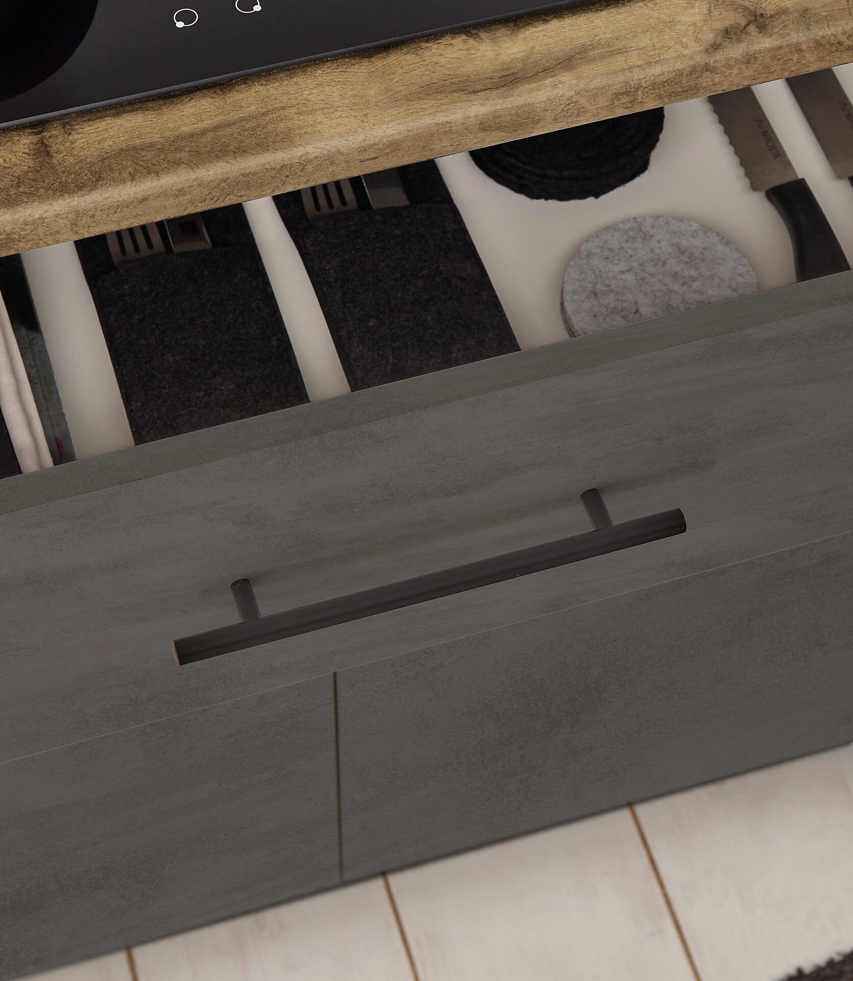 Küchenblock Style anthrazit B/T: ca. 260x60 cm