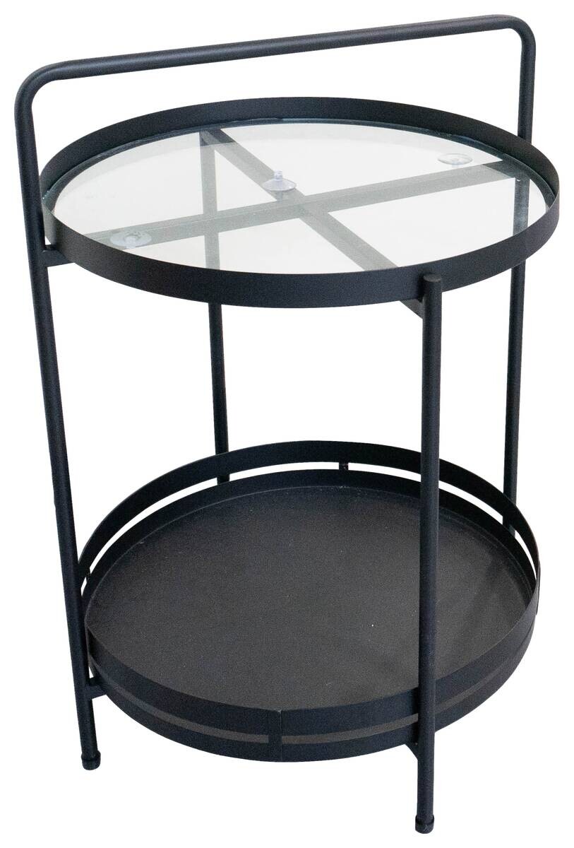 Beistelltisch Sabine schwarz H/D: ca. 60x40 cm Beistelltisch Sabine schwarz H/D: ca. 60x40 cm