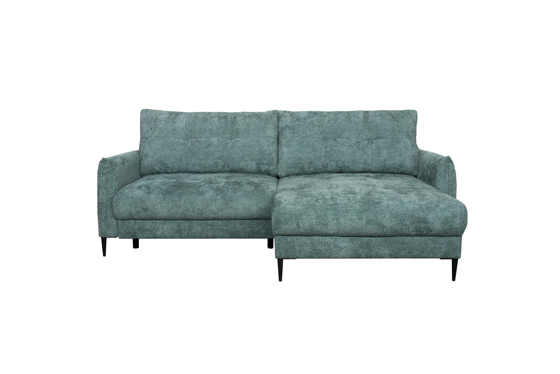 Ecksofa mit Bettfunktion und Bettkasten lagunen blau Microfaser B/H/T: ca. 221x94x142 cm Ecksofa mit Bettfunktion und Bettkasten lagunen blau Microfaser B/H/T: ca. 221x94x142 cm