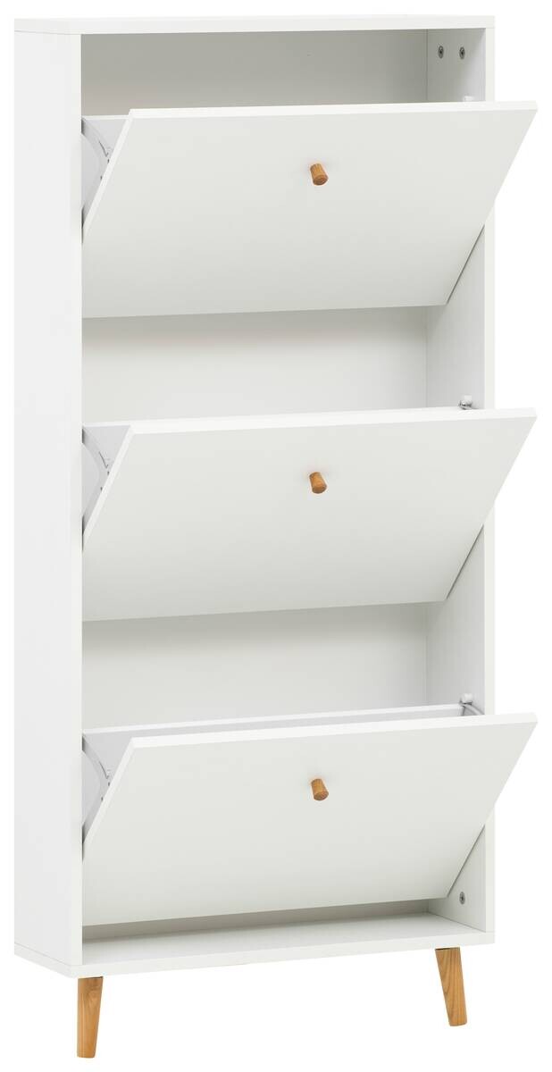 Schuhkipper Bjarne weiß matt B/H/T: ca. 59,8x131x19,55 cm