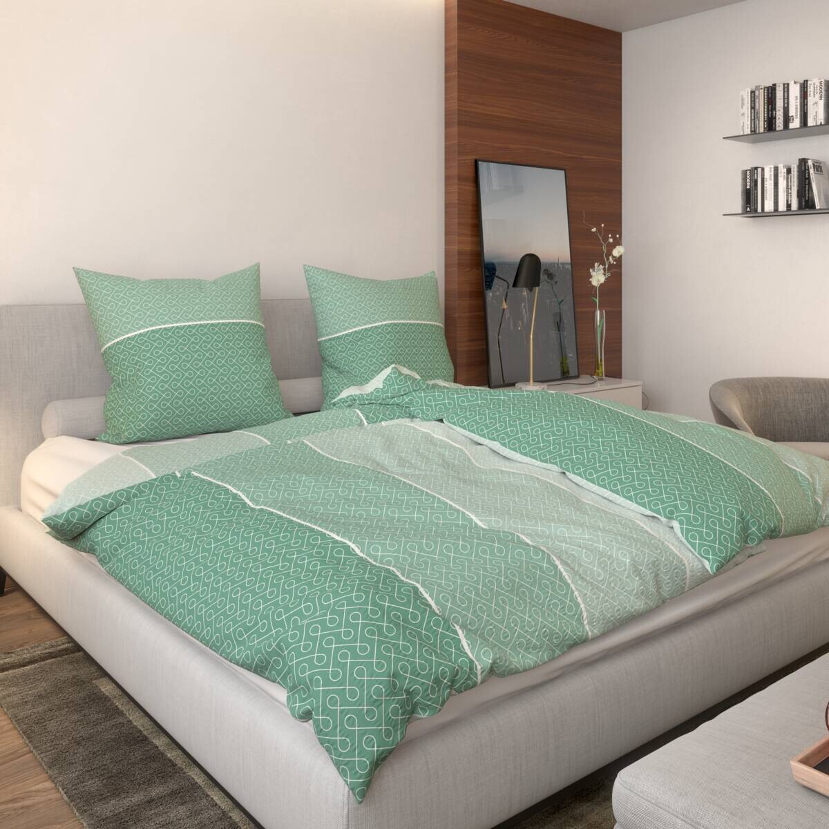 Microfaser Bettwäsche Seersucker