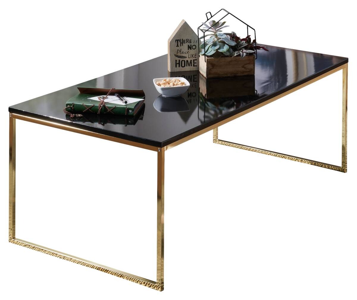 Wohnling Couchtisch schwarz B/H/T: ca. 120x45x60 cm