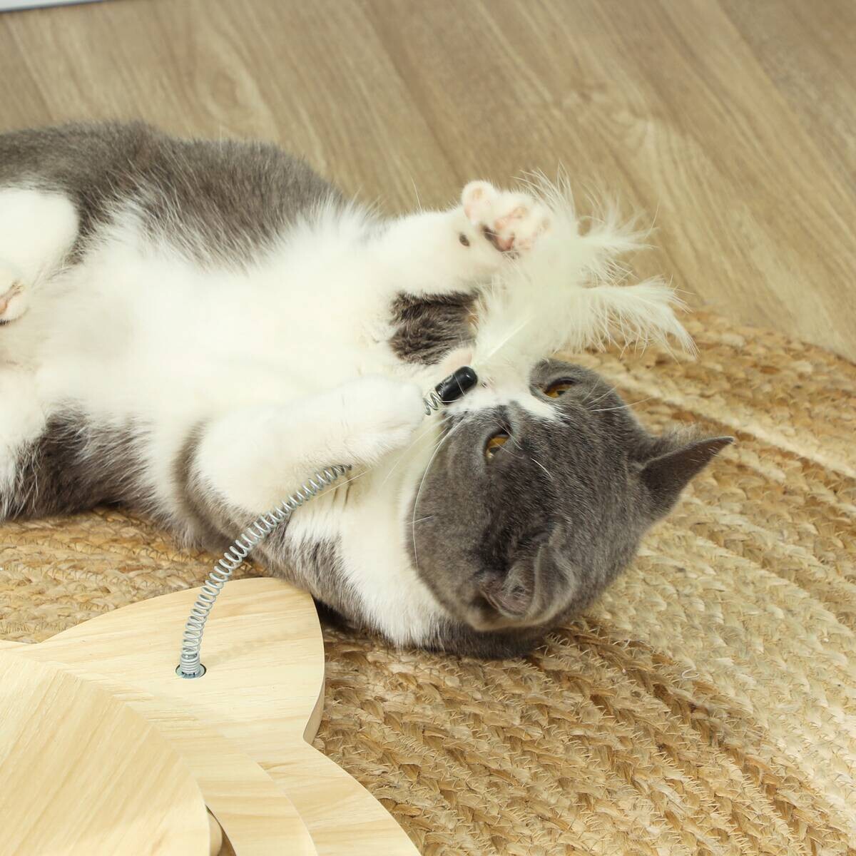 PawHut Kratzstamm Eiche Sisal B/H/L: ca. 45x69x45 cm