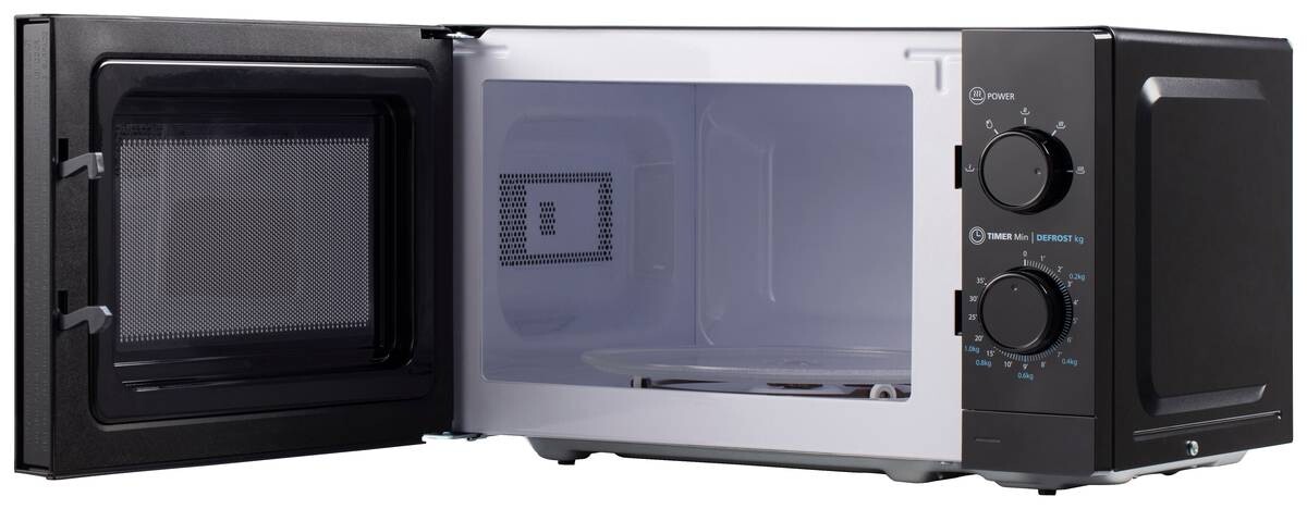 POCOline Mikrowelle MM720C2GX-PM schwarz Metall B/H/T: ca. 44x26x33 cm ca. 20 l