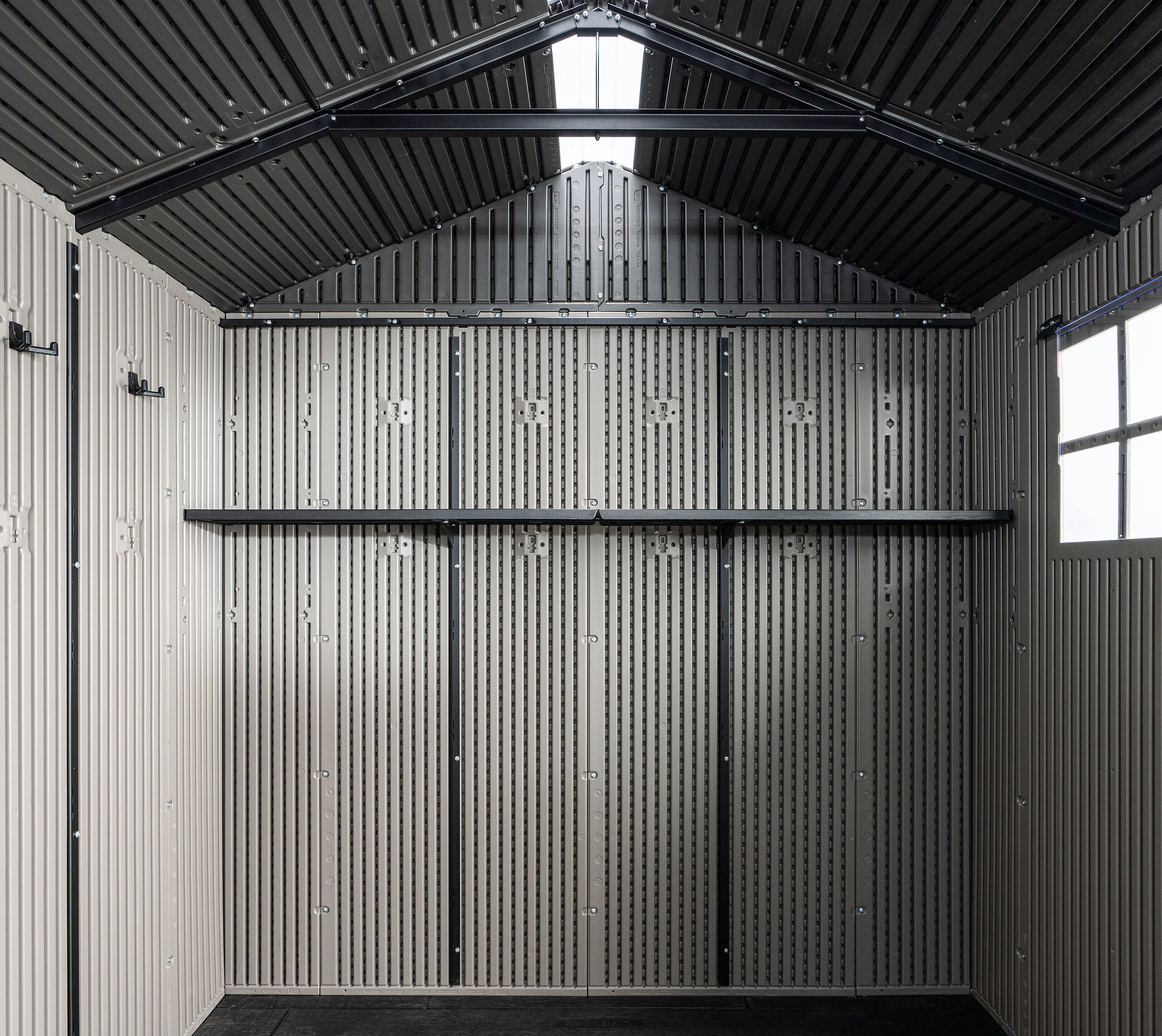 Lifetime Gerätehaus Kentucky grau B/H/L: ca. 427x265x206 cm