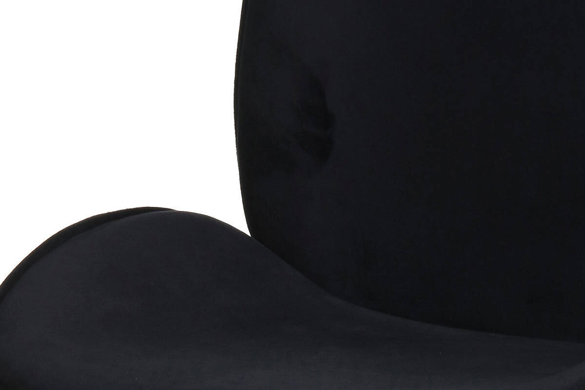 Stuhl Charlize 100 2er schwarz Microfaser B/H/T: ca. 48x87x59 cm