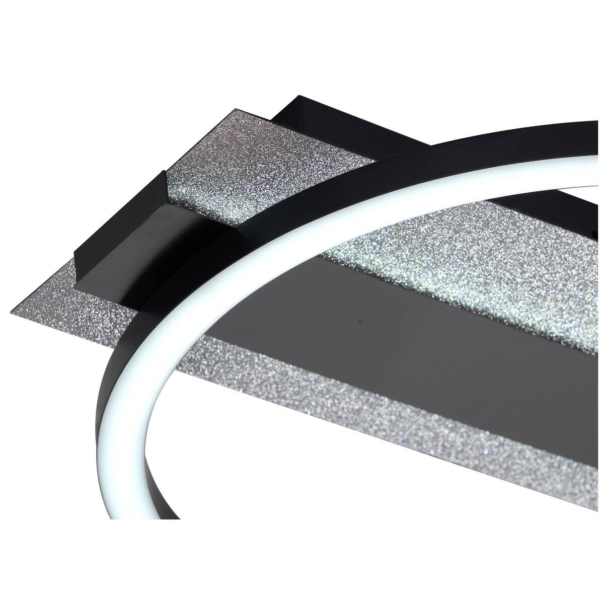 POCOline LED-Deckenleuchte Arietty schwarz Metall Kunststoff B/H/L: ca. 30x65x34 cm