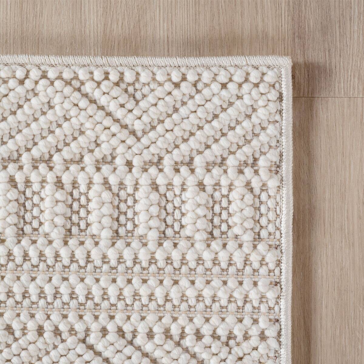 Ayyildiz Kurzflorteppich HELIX creme B/H/L: ca. 120x0,7x170 cm