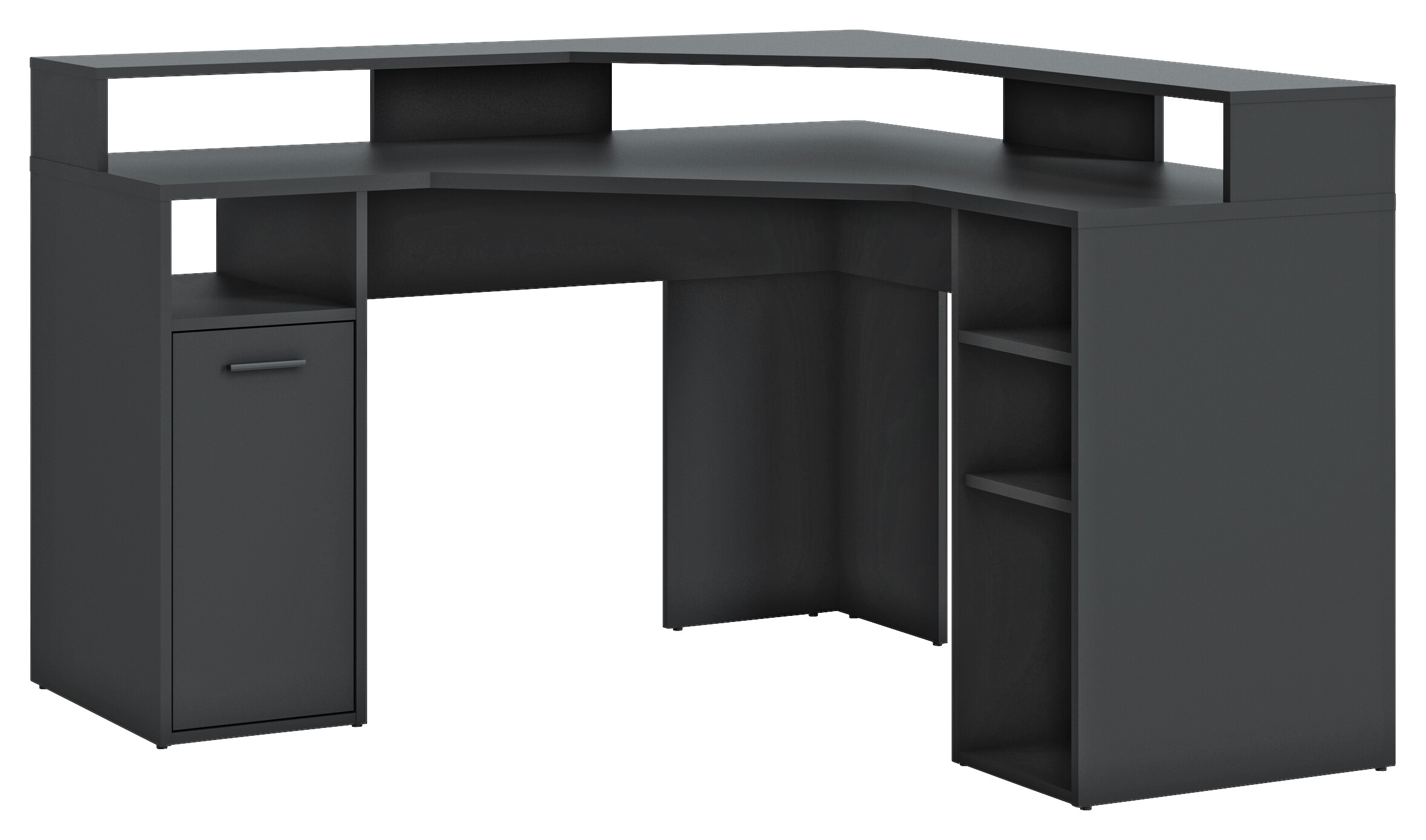 Eckschreibtisch Zocker anthrazit B/H/T: ca. 139x90x139 cm Eckschreibtisch Zocker anthrazit B/H/T: ca. 139x90x139 cm
