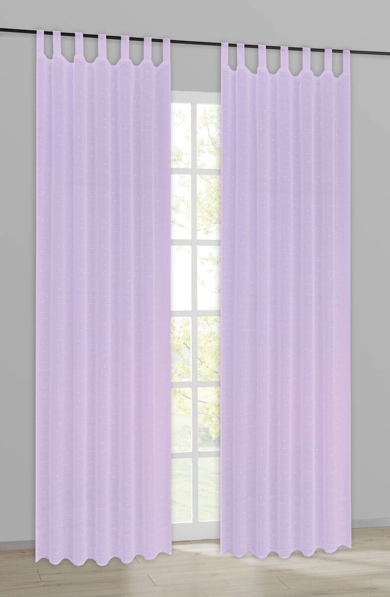 Kombivorhang Selma lavendel B/L: ca. 140x235 cm