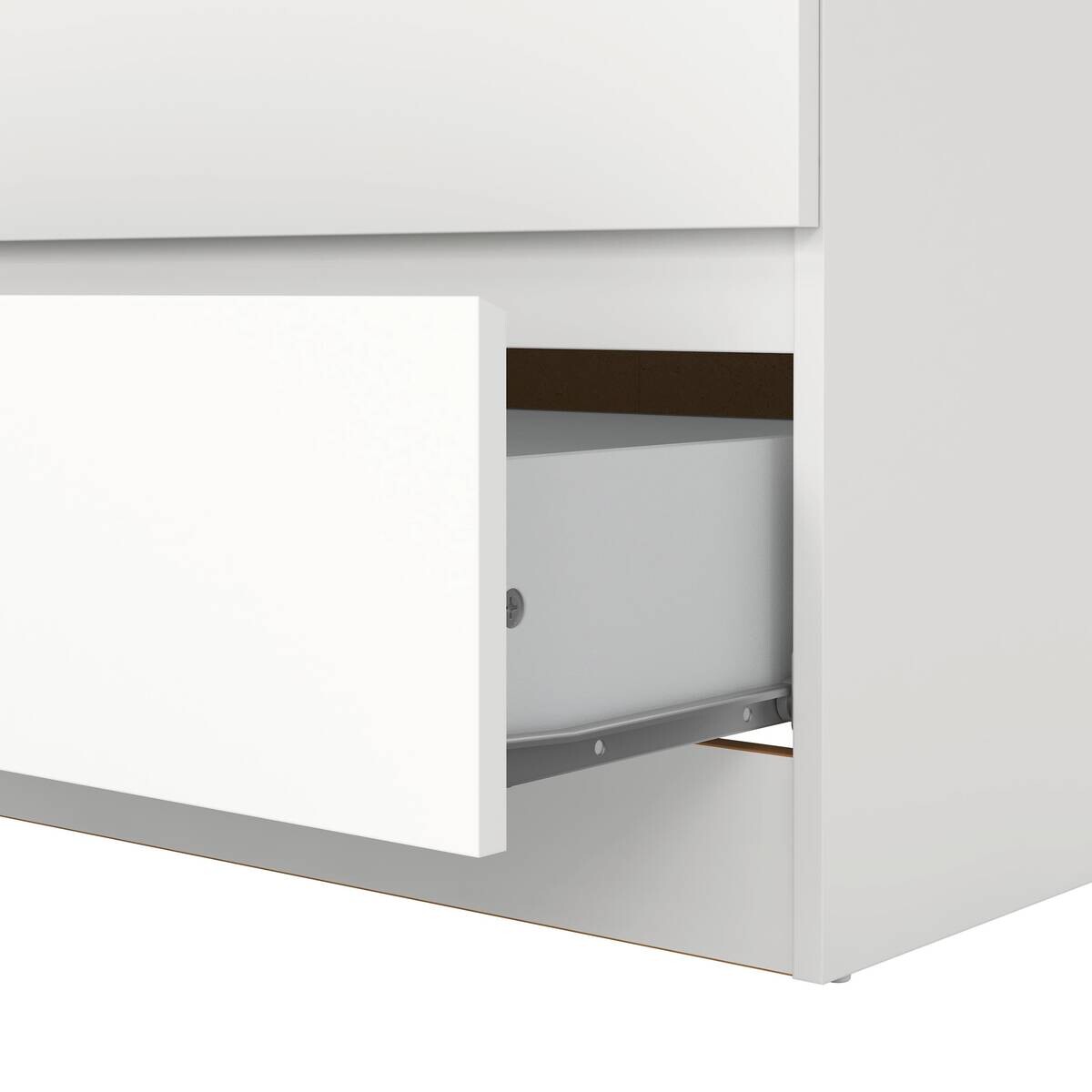 Kommode Mara weiß B/H/T: ca. 77x80,5x42 cm