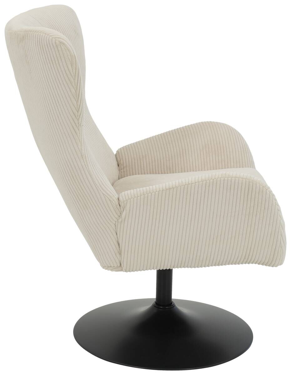 Sessel Samos beige Microfaser B/H/T: ca. 72x96x81 cm