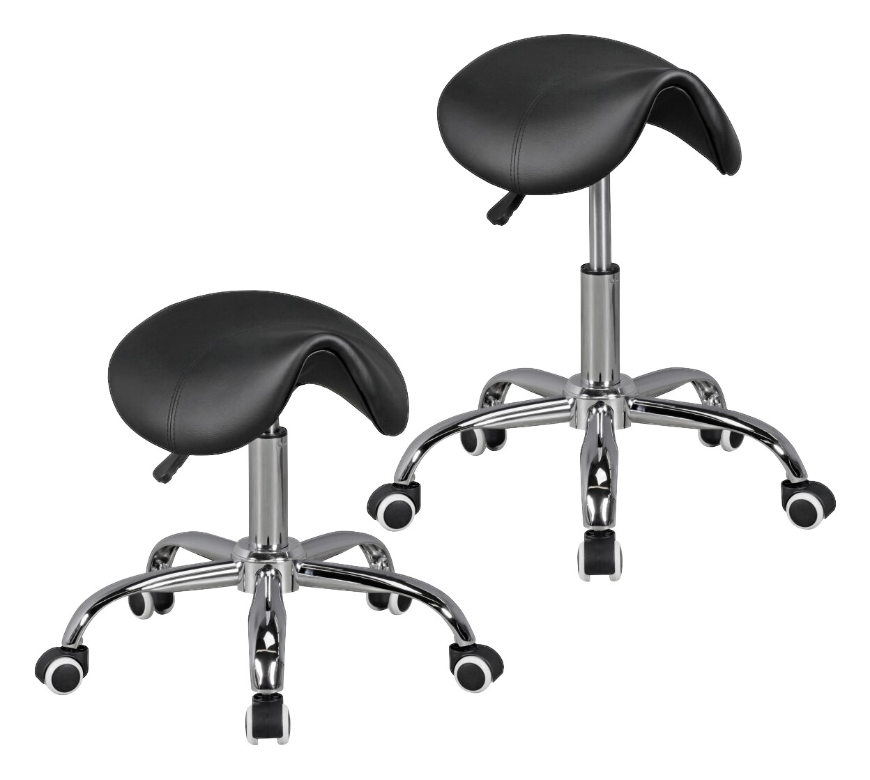 Hocker schwarz Kunstleder